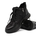 Tavaszi-őszi női csizma M11770 Fekete » MeiShoes.ro