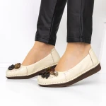 Női balerina cipő 6630 Fehér » MeiShoes.ro