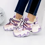 Női tornacipő 3WL106 Lila » MeiShoes.ro