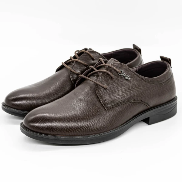 Elegáns férfi cipő 83216 Barna » MeiShoes.ro