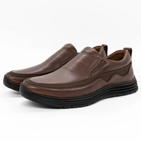 Elegáns férfi cipő W2688-10 Barna » MeiShoes.ro