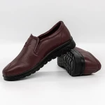 Női alkalmi cipő 18009 Burgundia » MeiShoes.ro