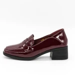 Női alkalmi cipő 6159 Burgundia » MeiShoes.ro