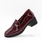 Női alkalmi cipő 6159 Burgundia » MeiShoes.ro