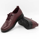 Női alkalmi cipő 18011 Burgundia » MeiShoes.ro