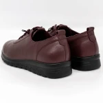 Női alkalmi cipő 18011 Burgundia » MeiShoes.ro