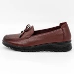 Női alkalmi cipő N073 Burgundia » MeiShoes.ro