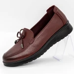 Női alkalmi cipő N073 Burgundia » MeiShoes.ro