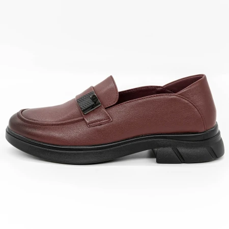 Női alkalmi cipő N221 Burgundia » MeiShoes.ro