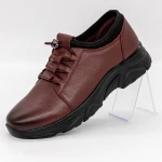 Női alkalmi cipő N3299 Burgundia » MeiShoes.ro