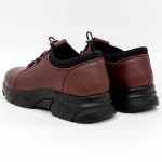 Női alkalmi cipő N3299 Burgundia » MeiShoes.ro