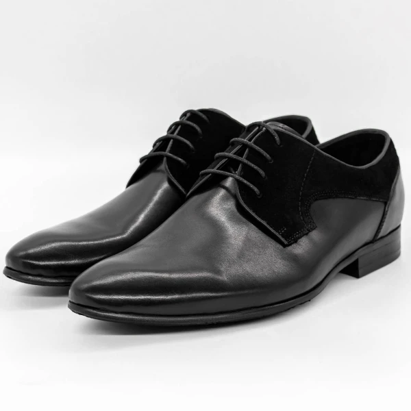 Elegáns férfi cipő 792-049 Fekete » MeiShoes.ro