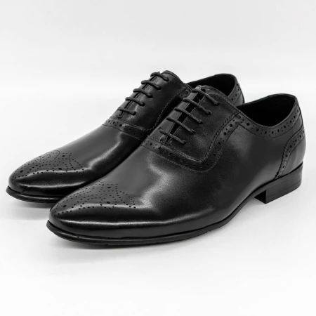 Elegáns férfi cipő 792-047 Fekete » MeiShoes.ro