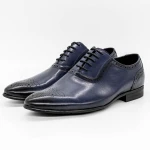 Elegáns férfi cipő 792-047 Kék » MeiShoes.ro