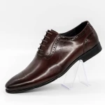 Elegáns férfi cipő 792-047 Burgundia » MeiShoes.ro