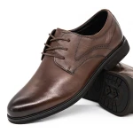 Elegáns férfi cipő WM823 Barna » MeiShoes.ro