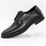 Elegáns férfi cipő 1D0501 Fekete » MeiShoes.ro