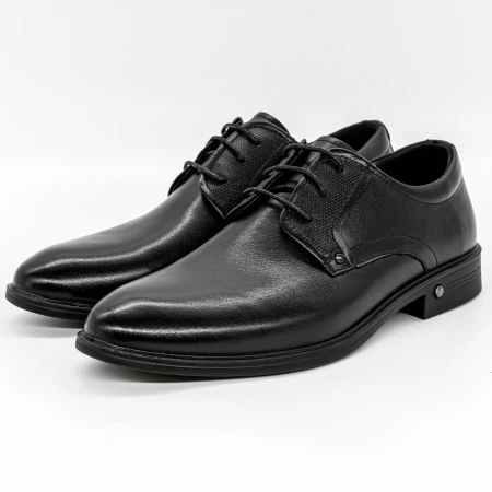 Elegáns férfi cipő 1D0501 Fekete » MeiShoes.ro