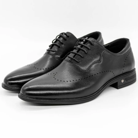 Elegáns férfi cipő F066-025 Fekete » MeiShoes.ro