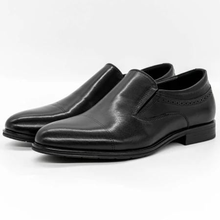 Elegáns férfi cipő 9122-1 Fekete » MeiShoes.ro