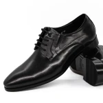 Elegáns férfi cipő VS161-07 Fekete » MeiShoes.ro