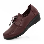 Női alkalmi cipő 5007 Burgundia » MeiShoes.ro