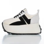 Női sportcipő platformmal 3WL121 Fehér » MeiShoes.ro