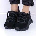 Női tornacipő 3SZ22 Fekete » MeiShoes.ro