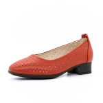 Női balerina cipő GA2301 Piros » MeiShoes.ro