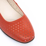 Női balerina cipő GA2301 Piros » MeiShoes.ro