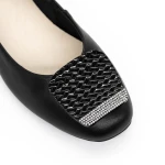 Női balerina cipő GA2304 Fekete » MeiShoes.ro