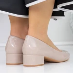 Vastag sarkú cipő 3LE32 Nude » MeiShoes.ro