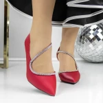 Stiletto cipő 3XKK61 Piros » MeiShoes.ro