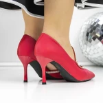 Stiletto cipő 3XKK61 Piros » MeiShoes.ro