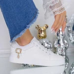 Női tornacipő T101 Fehér » MeiShoes.ro