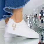Női tornacipő T101 Fehér » MeiShoes.ro