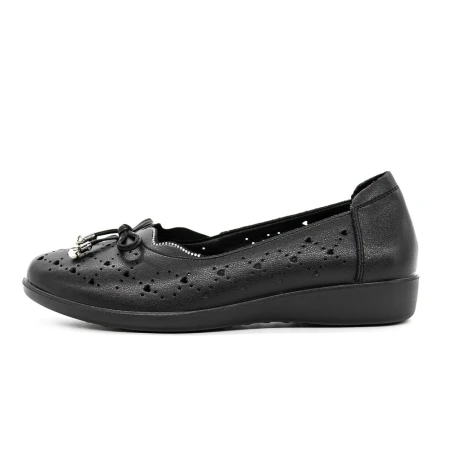 Női balerina cipő 3502Q07 Fekete » MeiShoes.ro