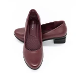 Vastag sarkú cipő 1901 Burgundia » MeiShoes.ro