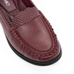 Női alkalmi cipő X13139 Burgundia » MeiShoes.ro