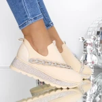 Női sportcipő 3KMD17 Bézs » MeiShoes.ro