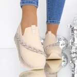 Női sportcipő 3KMD17 Bézs » MeiShoes.ro