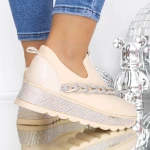 Női sportcipő 3KMD17 Bézs » MeiShoes.ro