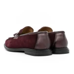 Elegáns férfi cipő LT1668-1 Burgundia » MeiShoes.ro