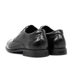 Elegáns férfi cipő F3257-569 Fekete » MeiShoes.ro