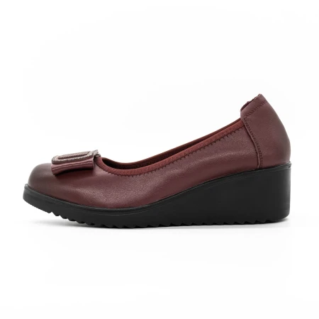 Platform cipő 230558 Burgundia » MeiShoes.ro