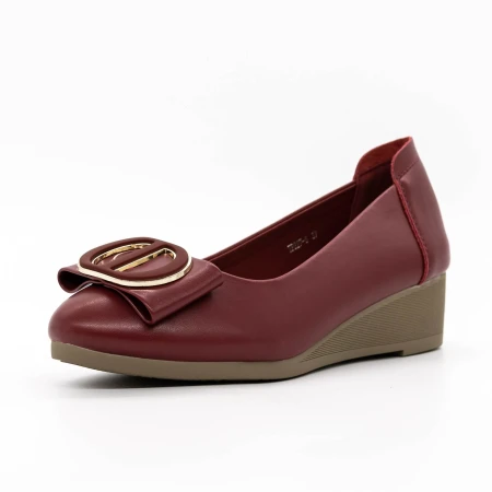 Platform cipő TP227-5 Burgundia » MeiShoes.ro