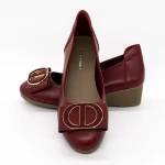 Platform cipő TP227-5 Burgundia » MeiShoes.ro