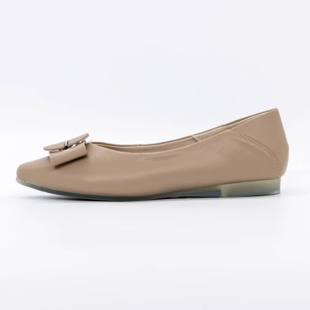 Női balerina cipő T6021C Rózsaszín » MeiShoes.ro