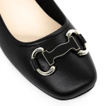 Női balerina cipő T66817 Fekete » MeiShoes.ro