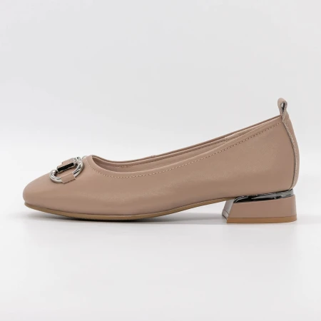 Női balerina cipő T66817 Rózsaszín » MeiShoes.ro